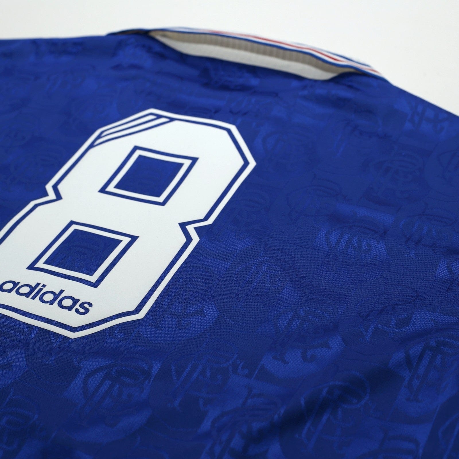 1996/97 Gascoigne #8 Rangers Vintage adidas Home Football Shirt (XL)