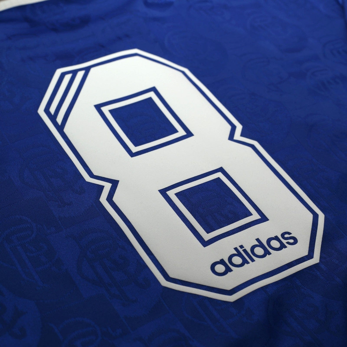 1996/97 Gascoigne #8 Rangers Vintage adidas Home Football Shirt (XL)