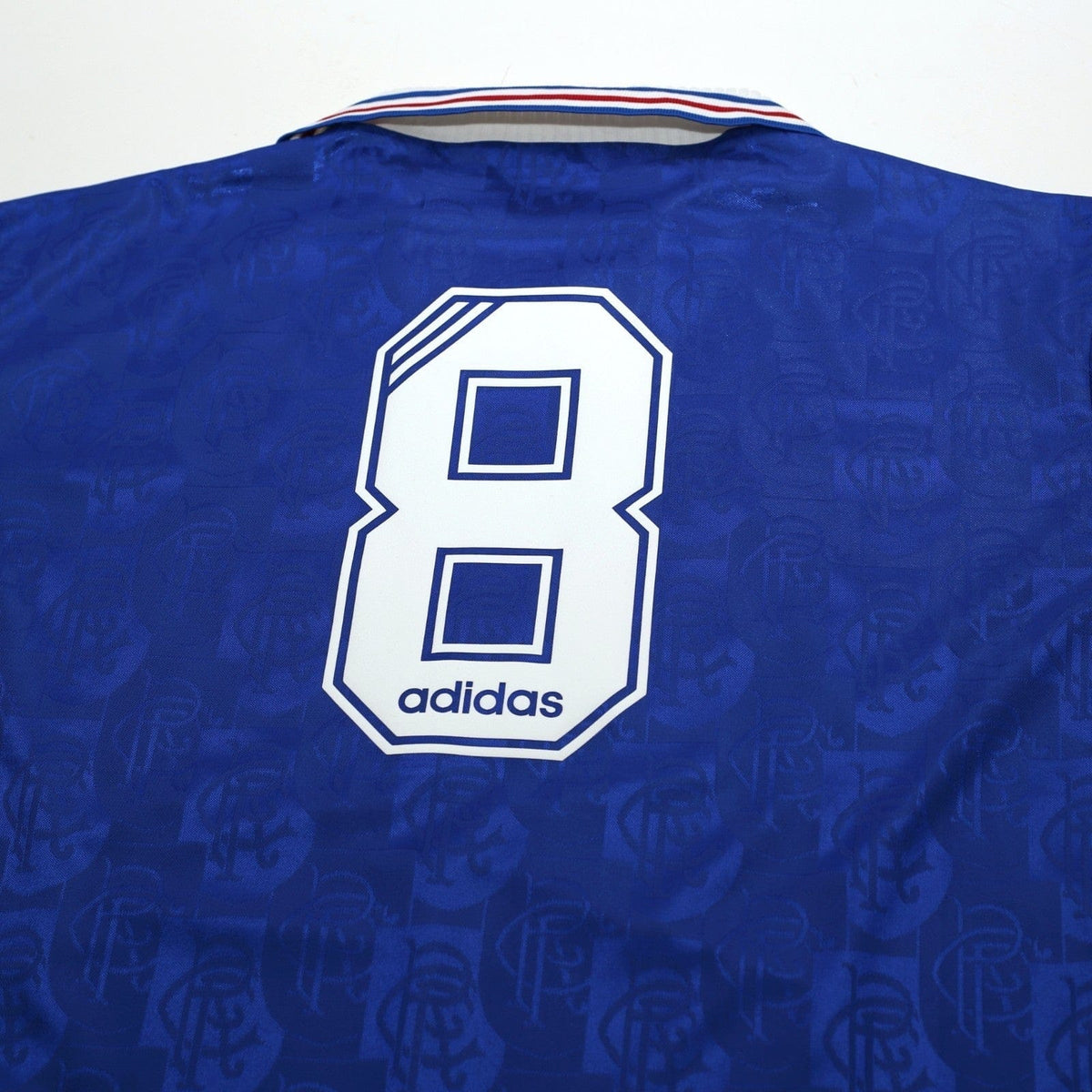 1996/97 Gascoigne #8 Rangers Vintage adidas Home Football Shirt (XL)
