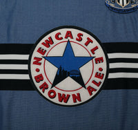 1996/97 GINOLA #14 Newcastle United Vintage adidas Away Football Shirt (L/XL)