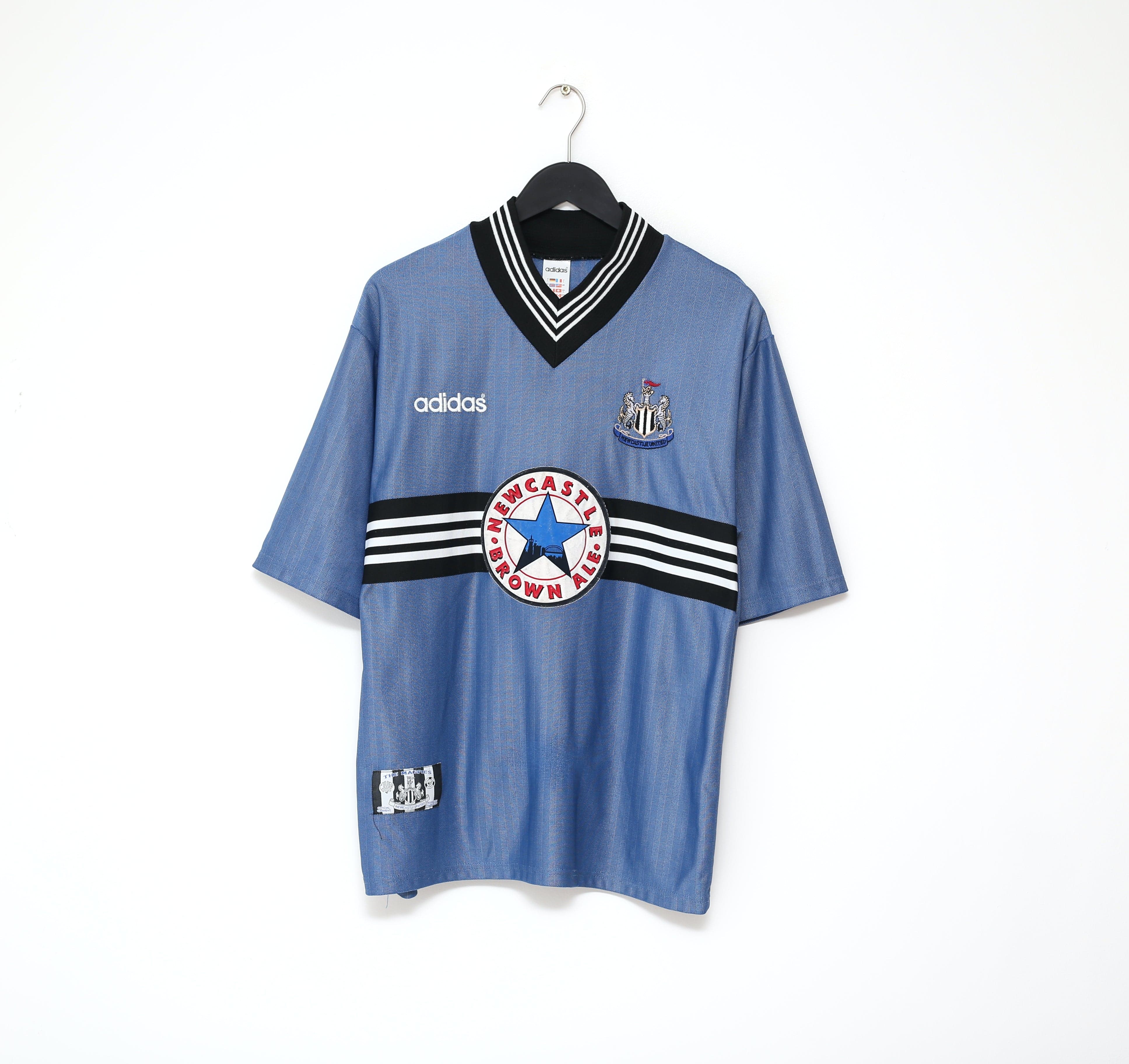 Newcastle United 1996/97 Away オーセンティック 1996/97 Newcastle United Vintage Away Football Shirt | Size M/L
