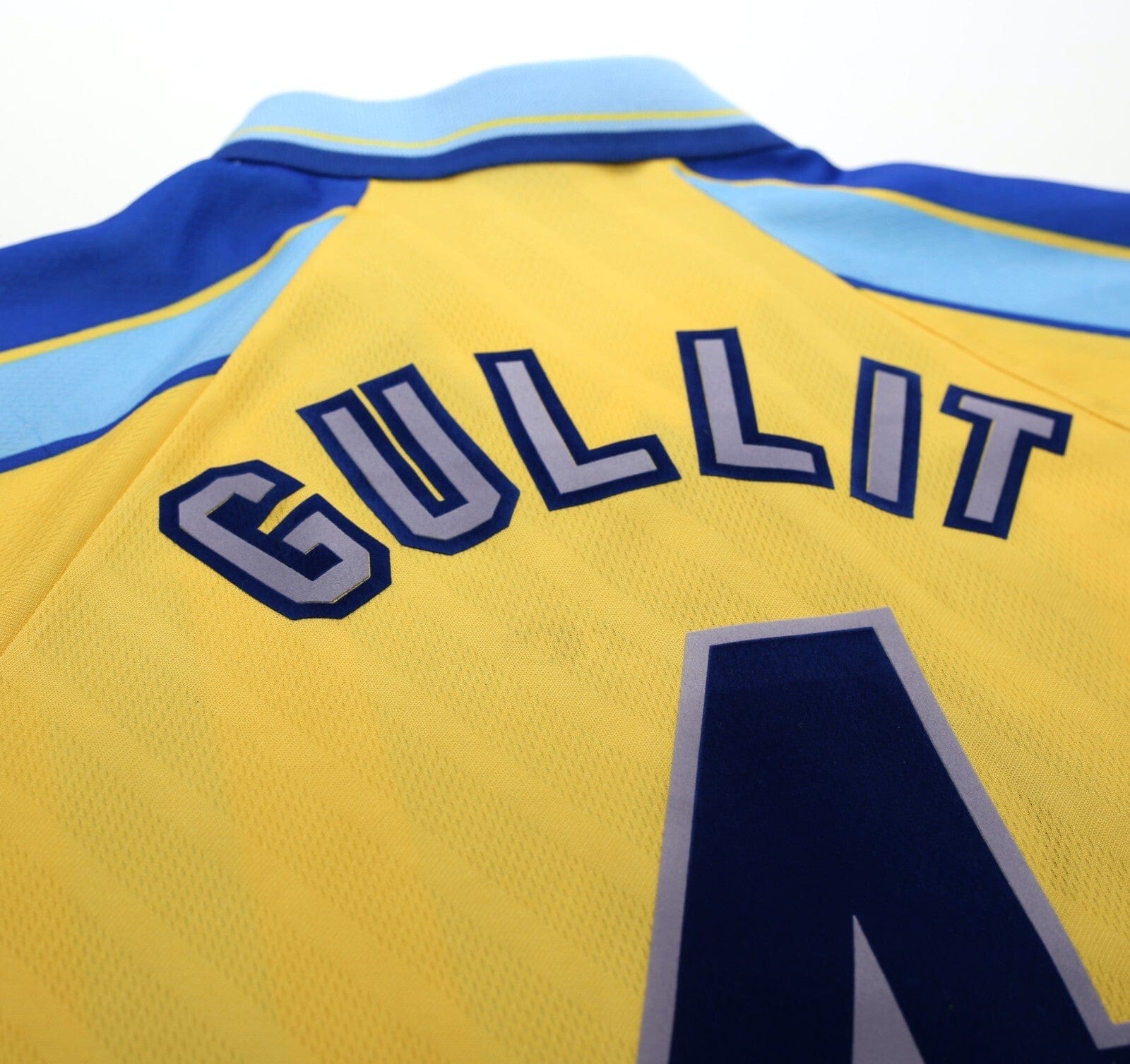1996/97 GULLIT #4 Chelsea Vintage Umbro Away Football Shirt (XL)