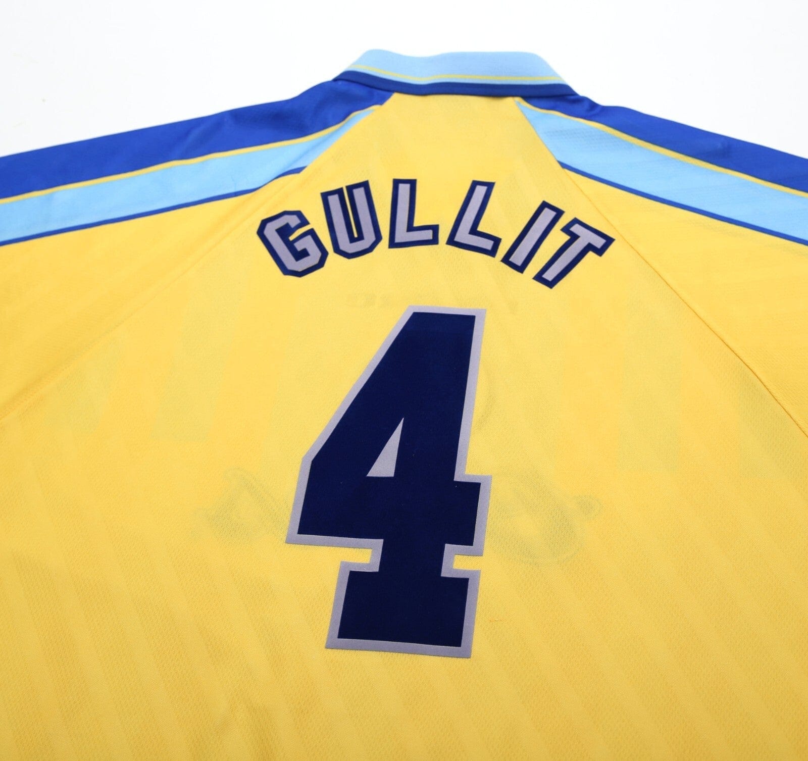 1996/97 GULLIT #4 Chelsea Vintage Umbro Away Football Shirt (XL