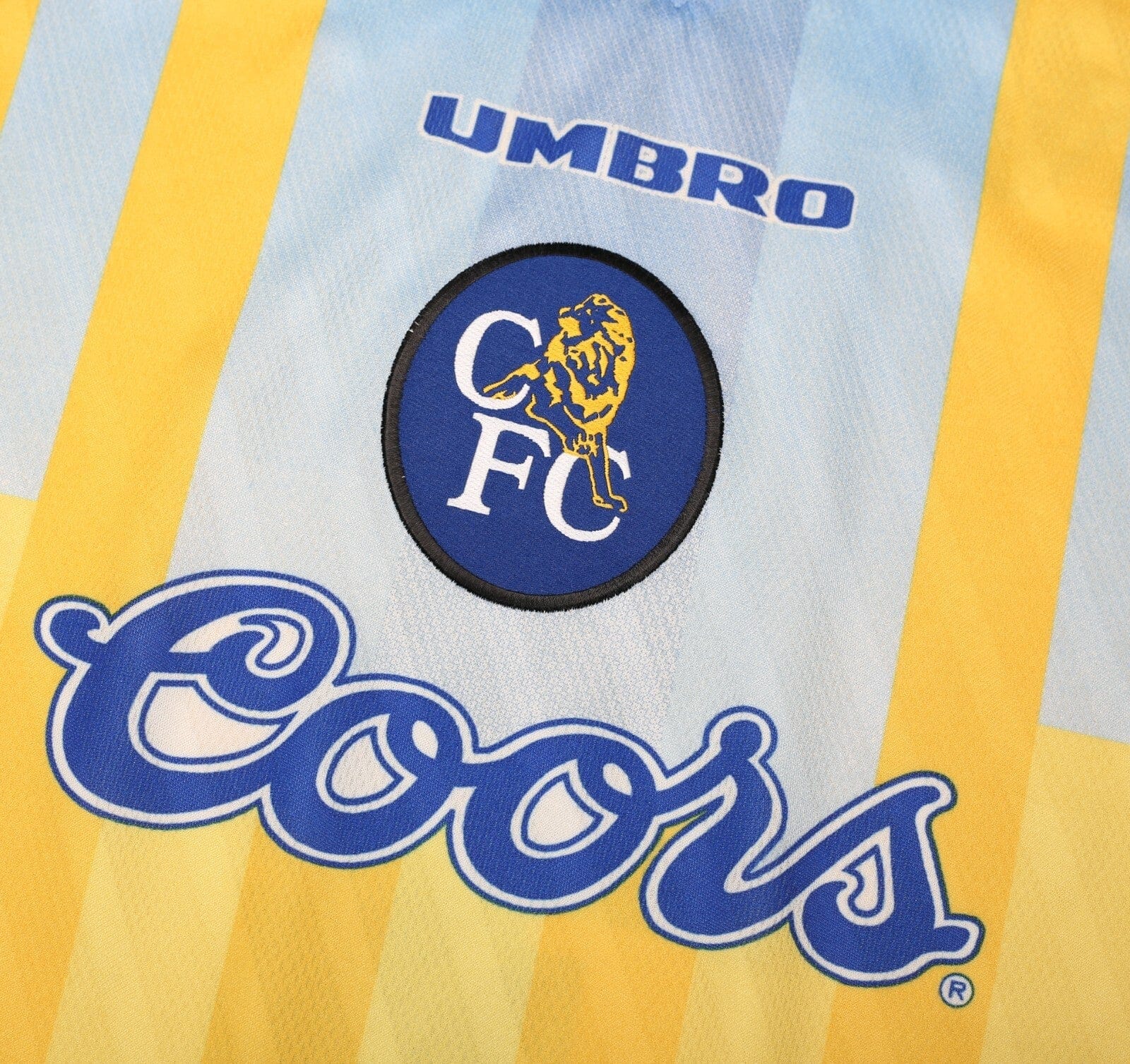 1996/97 GULLIT #4 Chelsea Vintage Umbro Away Football Shirt (XL)