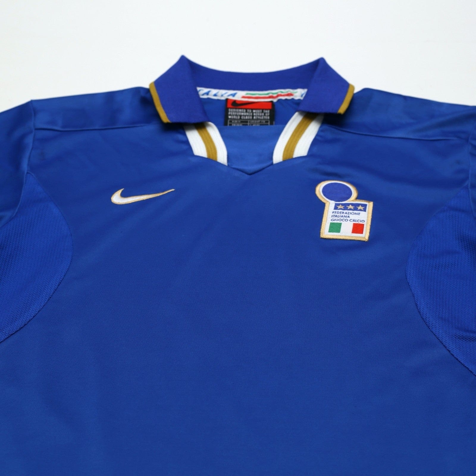1996/97 Italy Vintage Nike Home Football Shirt (M) Euro 96