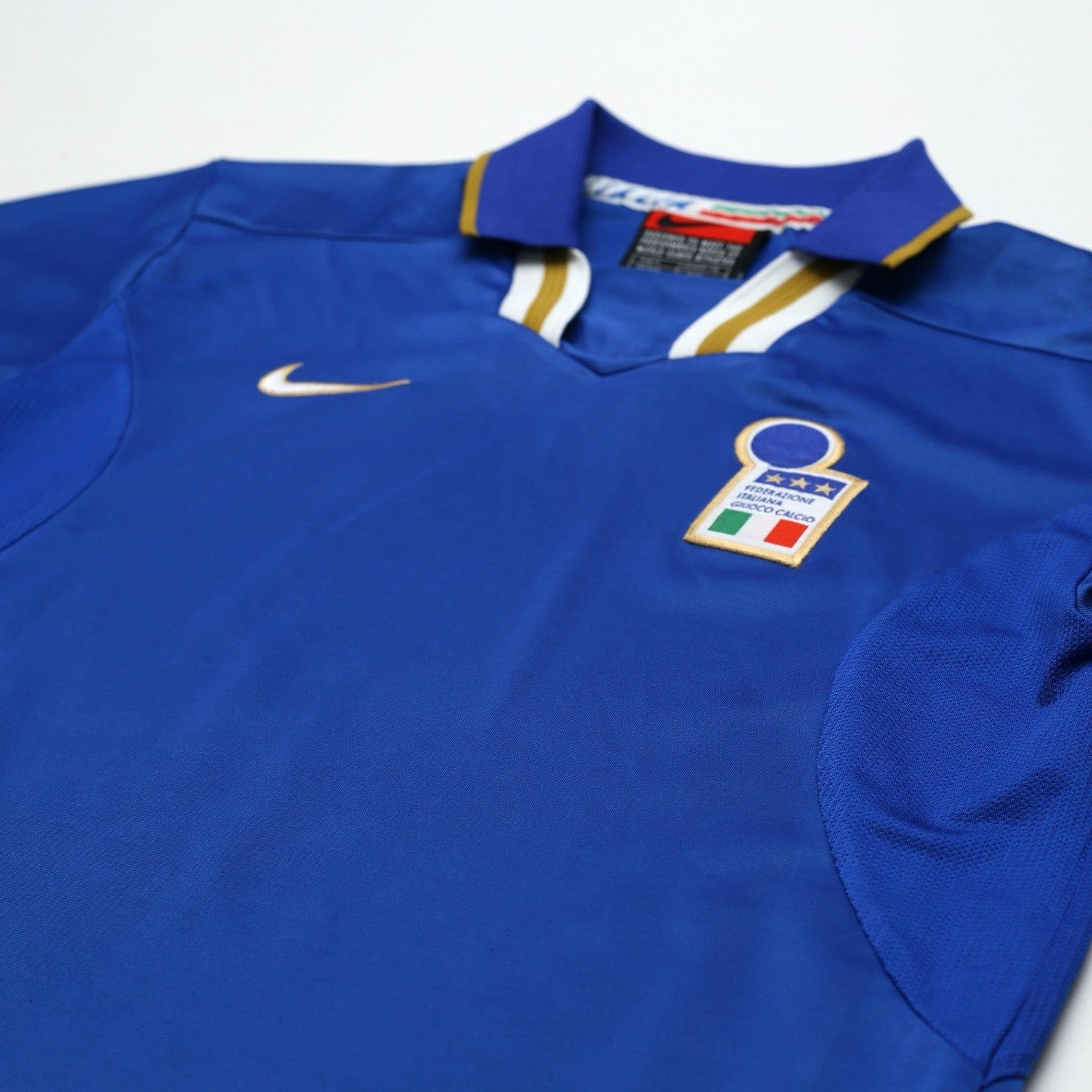 1996/97 Italy Vintage Nike Home Football Shirt (M) Euro 96