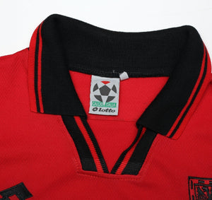 1996/97 JONES #4 Wimbledon Vintage Lotto Third Football Shirt (M)