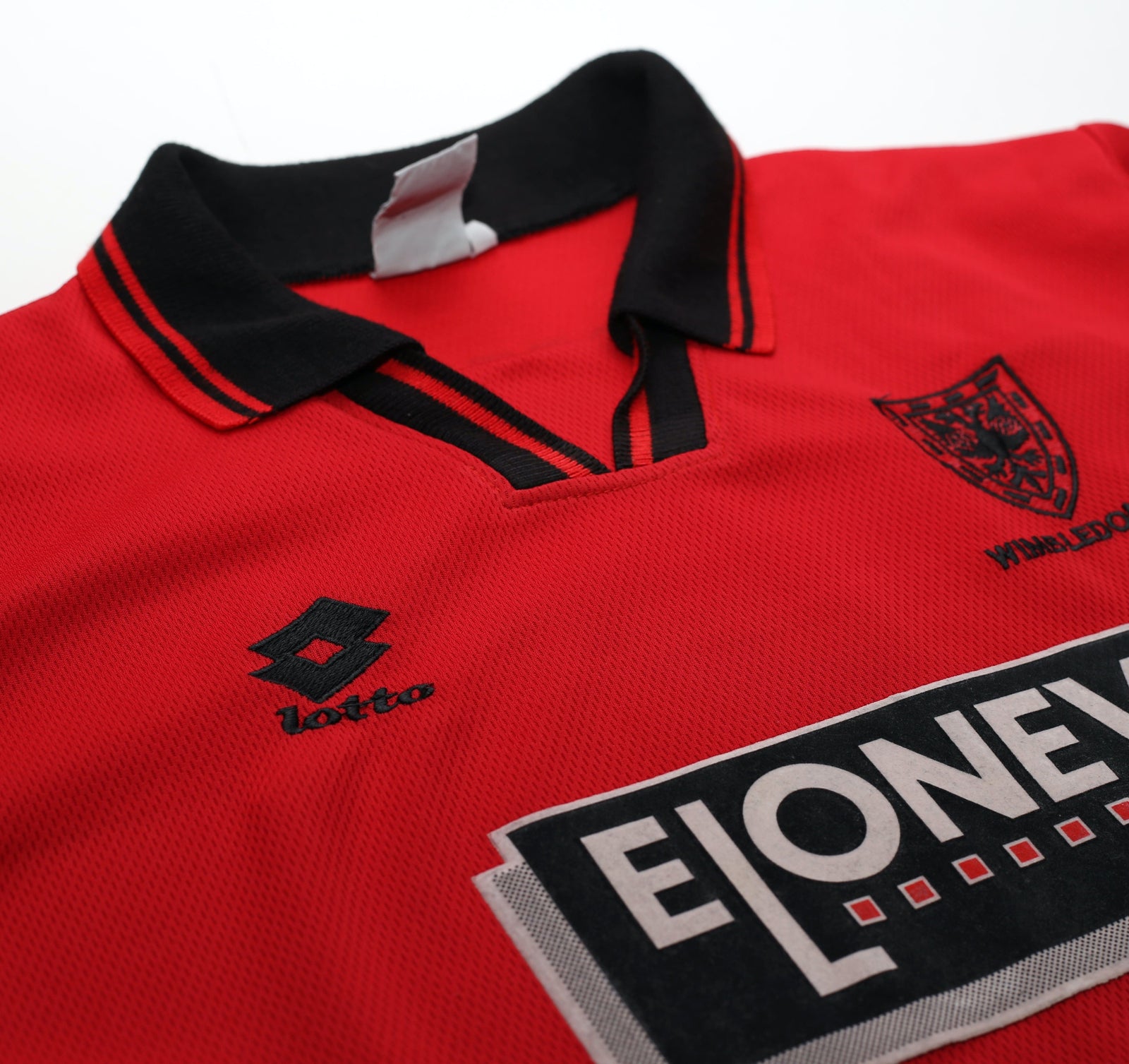 1996/97 JONES #4 Wimbledon Vintage Lotto Third Football Shirt (M)