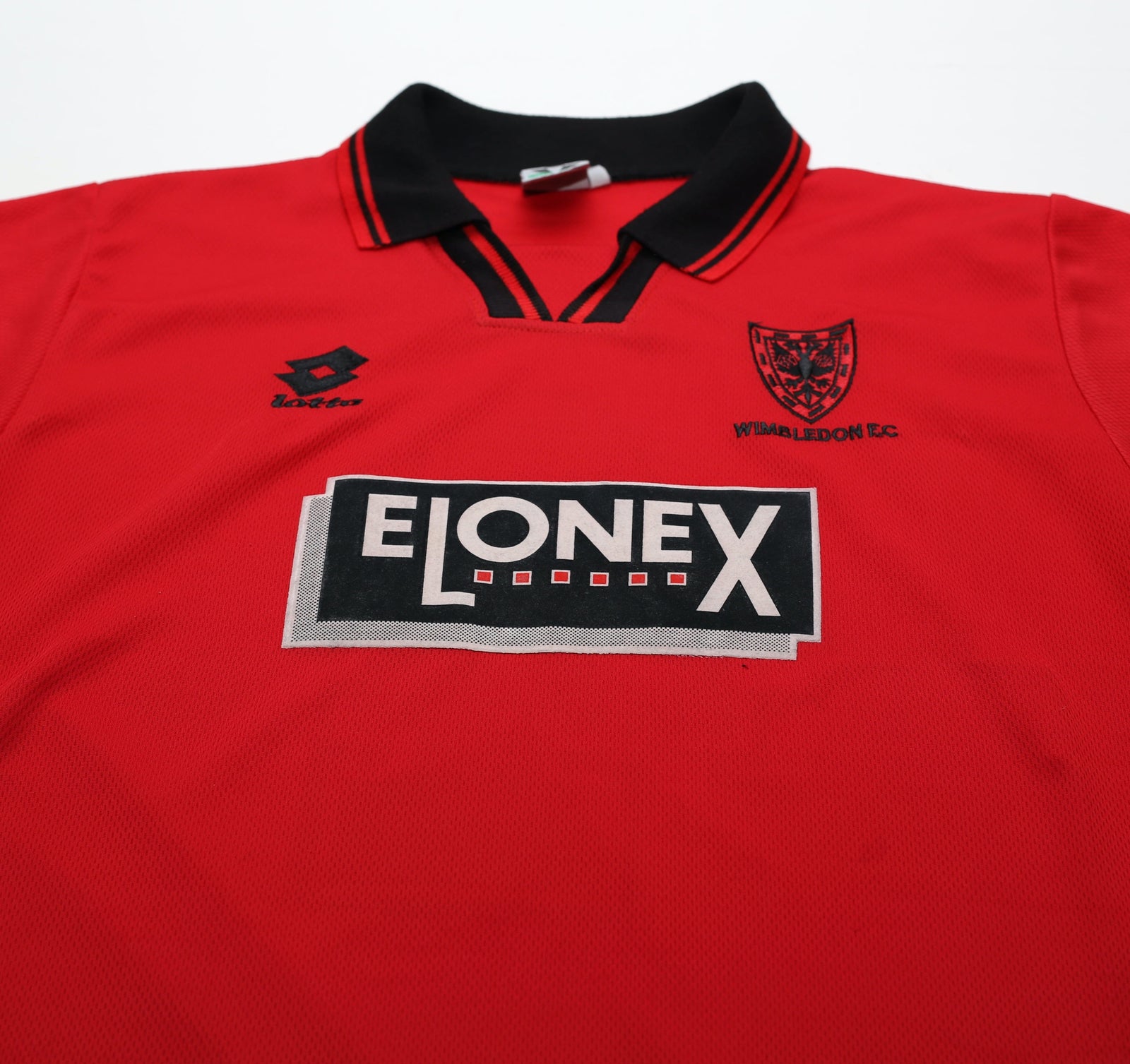 1996/97 JONES #4 Wimbledon Vintage Lotto Third Football Shirt (M)