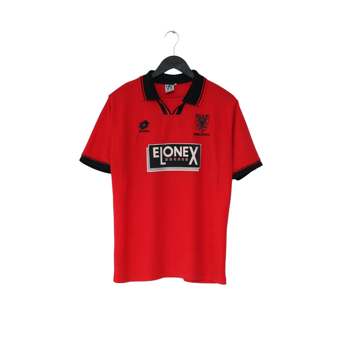1996/97 JONES #4 Wimbledon Vintage Lotto Third Football Shirt (M)