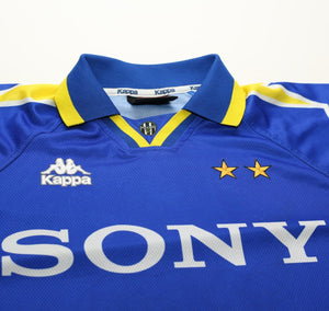 1996/97 JUVENTUS Vintage Kappa Away LS Football Shirt Jersey (M/L) SONY