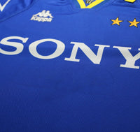 1996/97 JUVENTUS Vintage Kappa Away LS Football Shirt Jersey (M/L) SONY