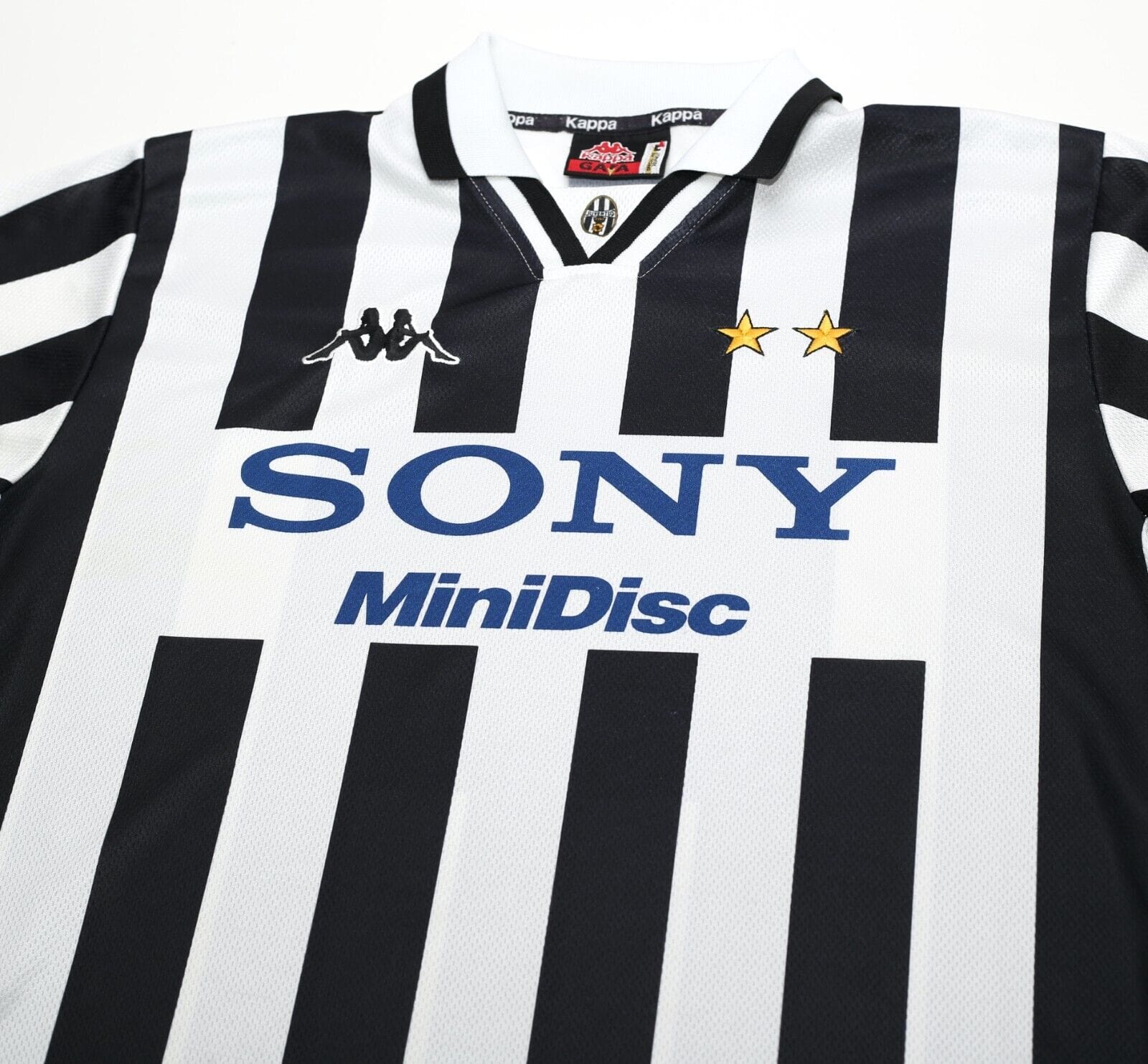 1996/97 JUVENTUS Vintage Kappa Home Football Shirt Jersey (L) SONY Min ...