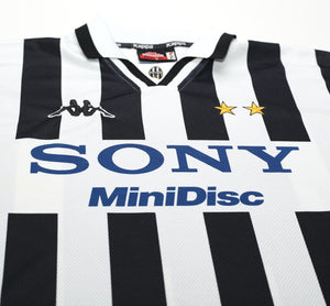 1996/97 JUVENTUS Vintage Kappa Home Football Shirt Jersey (L) SONY MiniDisk