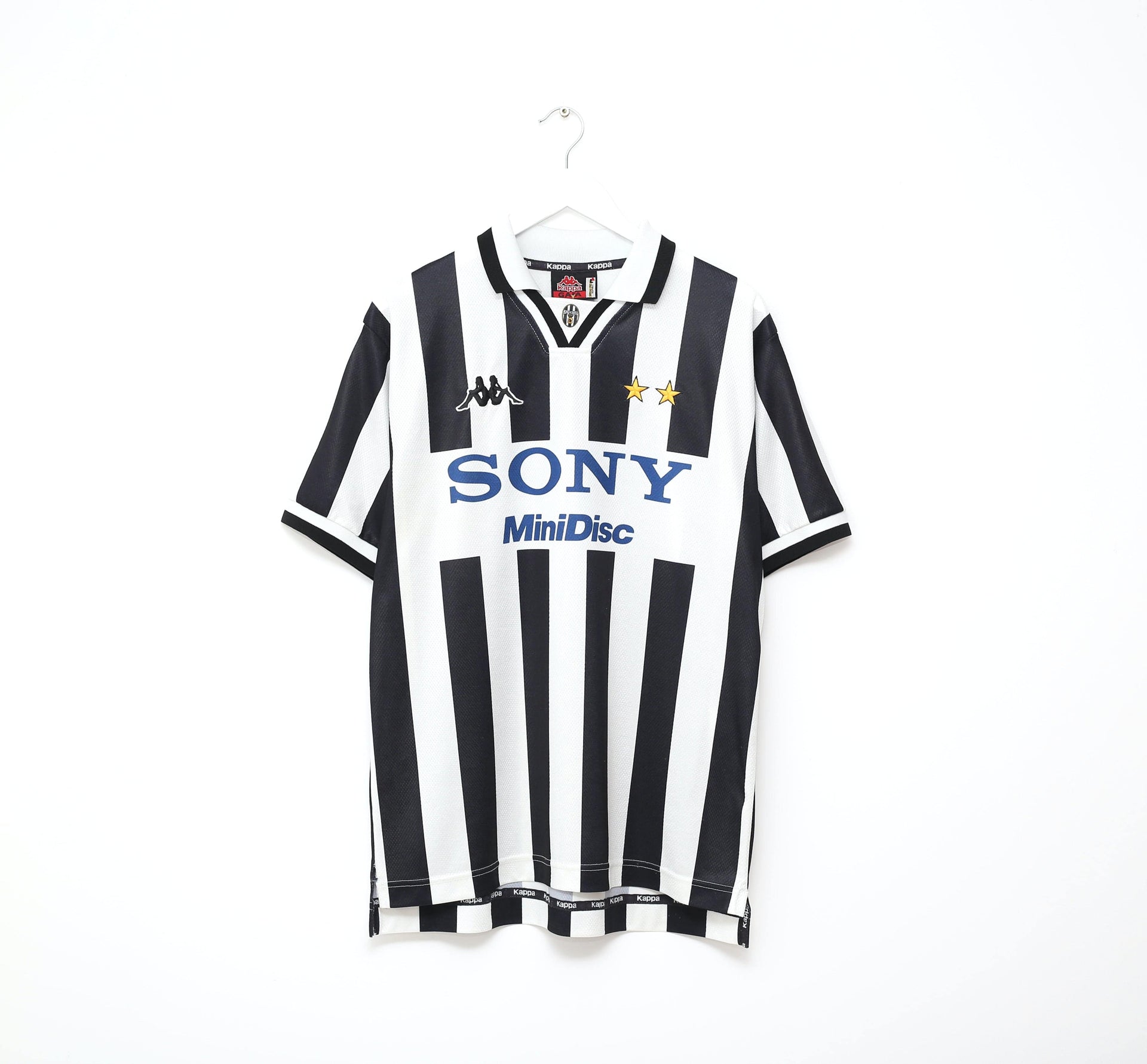 1996/97 JUVENTUS Vintage Kappa Home Football Shirt Jersey (L