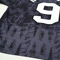1996/97 Kluivert #9 Ajax Vintage Umbro Away Football Shirt (M)