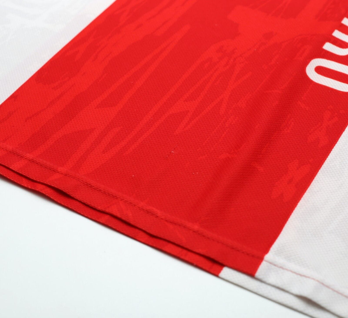 1996/97 KLUIVERT #9 Ajax Vintage Umbro Home Football Shirt Jersey (M)