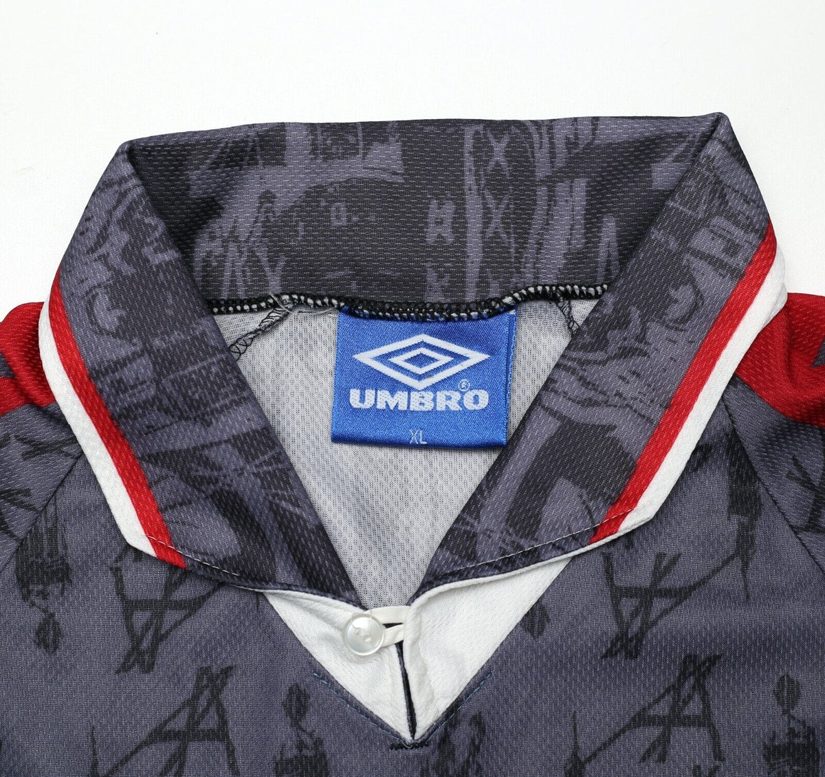 1996/97 LITMANEN #10 Ajax Vintage Umbro Away Football Shirt Jersey (L/XL)