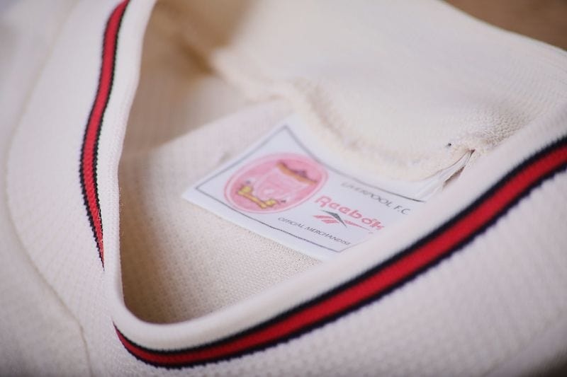 1996-97 Liverpool Away Reebok long sleeve shirt M (Excellent)