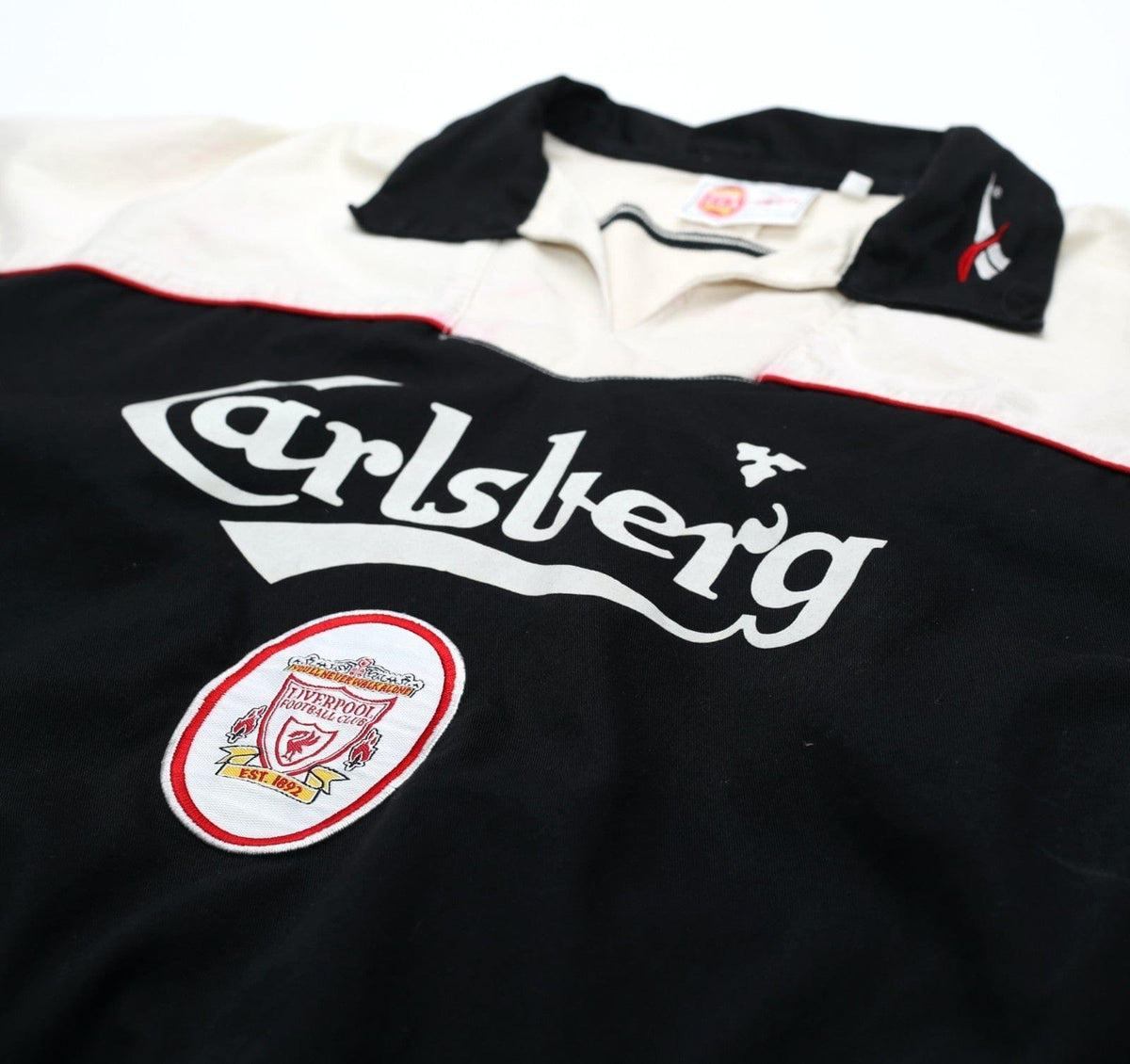 1996/97 LIVERPOOL Vintage Reebok Football Drill Top (S/M)
