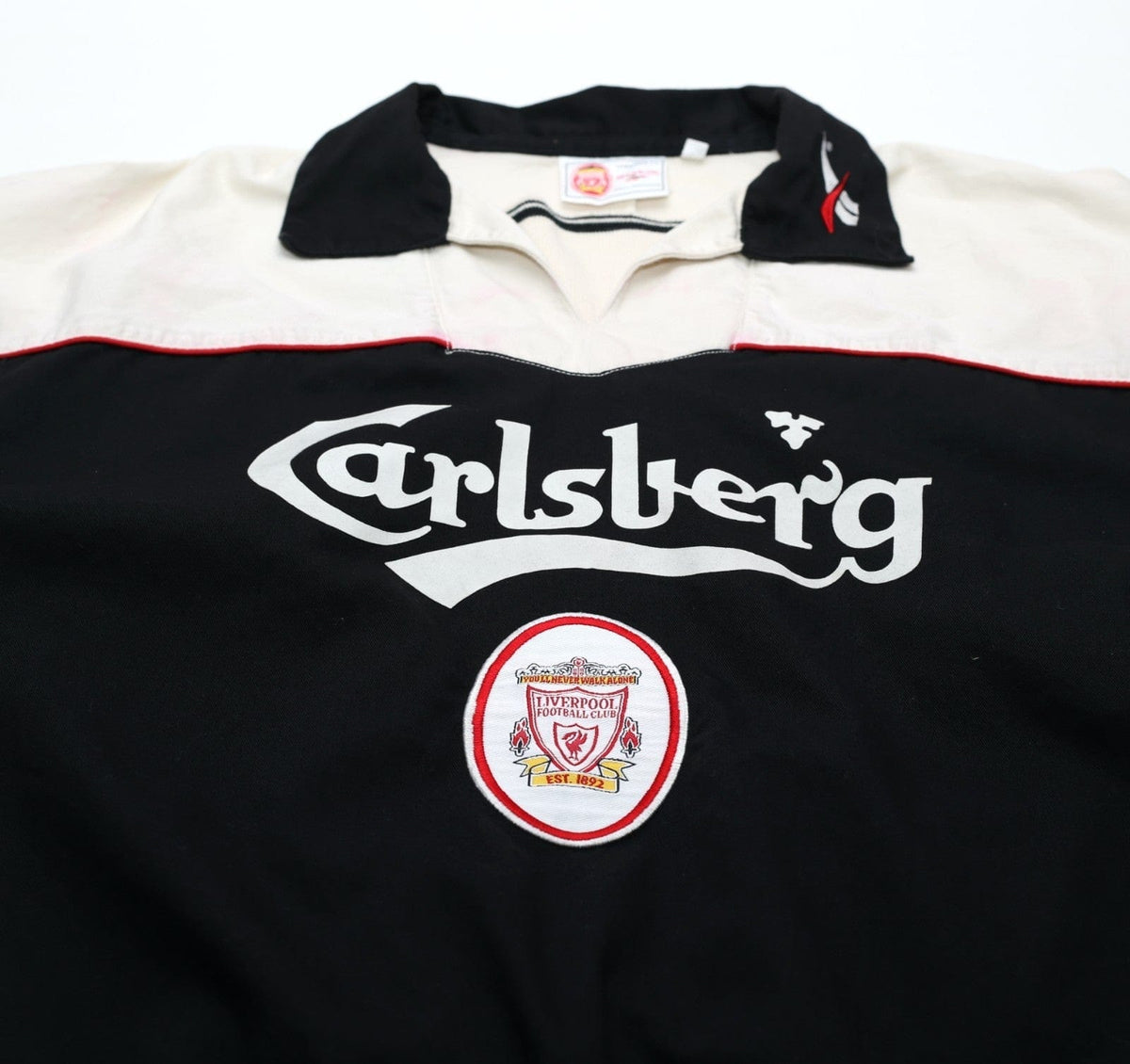1996/97 LIVERPOOL Vintage Reebok Football Drill Top (S/M)