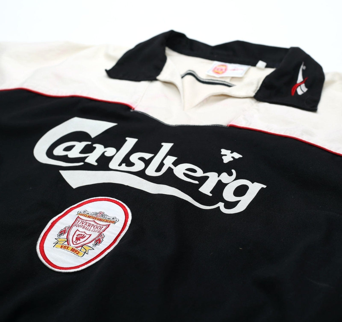 1996/97 LIVERPOOL Vintage Reebok Football Drill Top (S/M)