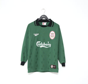 1996/97 LIVERPOOL Vintage Reebok Home GK Football Shirt Jersey (S) James Era