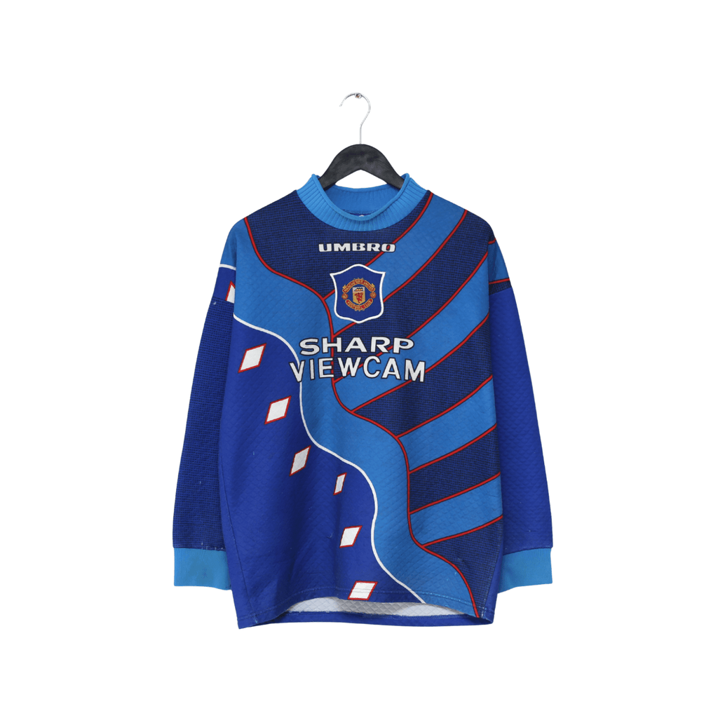 1996/97 MANCHESTER UNITED Vintage Umbro GK Football Shirt (M)