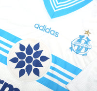 1996/97 MARSEILLE Vintage adidas Home Football Shirt (S)