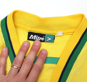 1996/97 NORWICH CITY Vintage Mitre Home Football Shirt (L)