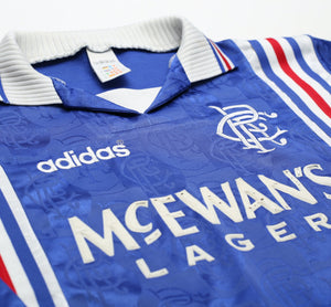 1996/97 GASCOIGNE #8 Rangers Vintage adidas Away Football Shirt Jersey –  Cult Football