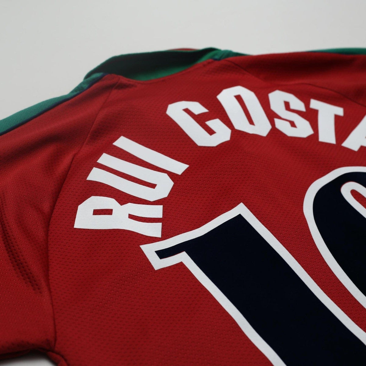 1996/97 Rui Costa #10 Portugal Vintage Olympic Home Football Shirt (M/L)