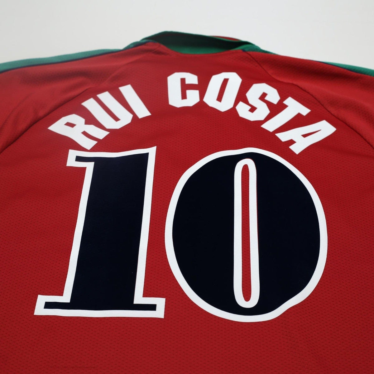 1996/97 Rui Costa #10 Portugal Vintage Olympic Home Football Shirt (M/L)