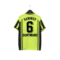 1996/97 Sammer #6 Borussia Dortmund Vintage Nike Home Football Shirt (L)