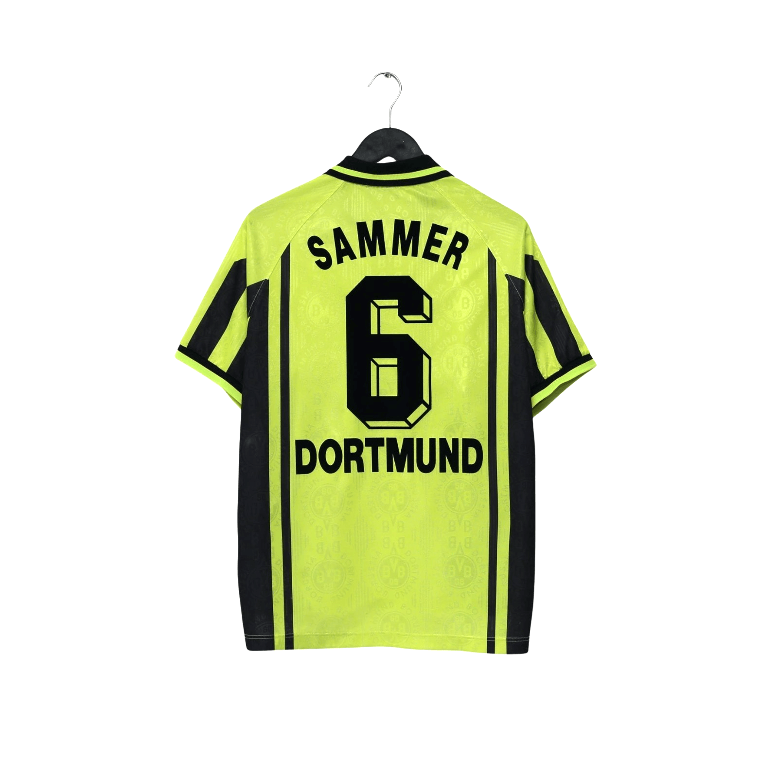 1996/97 Sammer #6 Borussia Dortmund Vintage Nike Home Football Shirt (L)