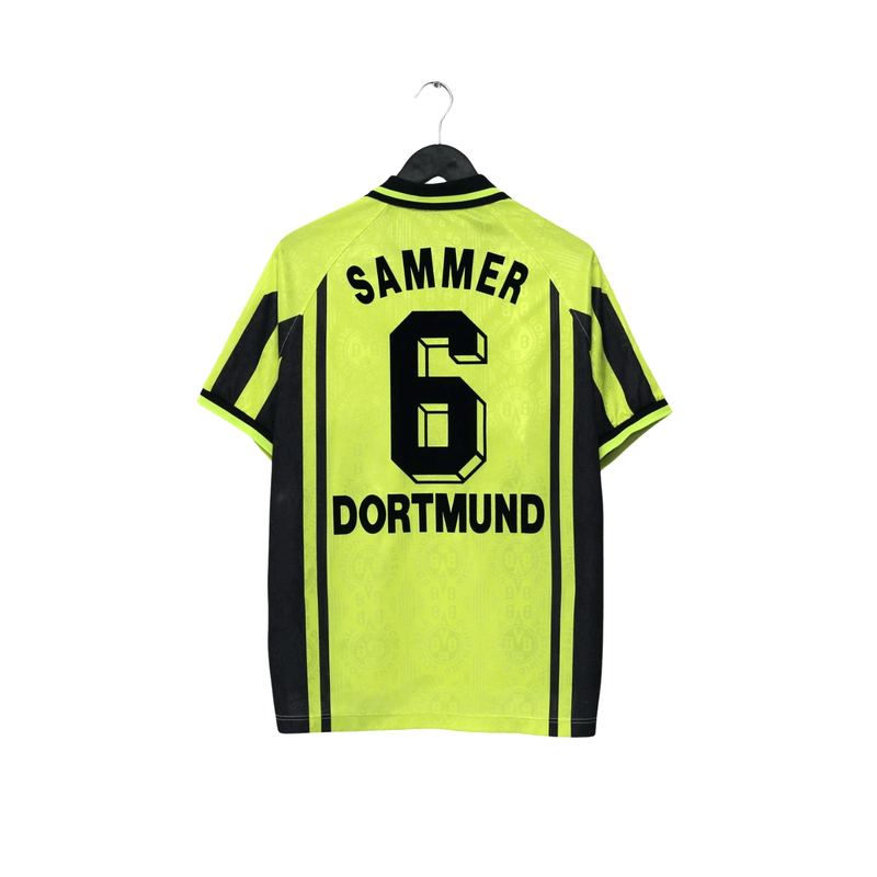 1996/97 Sammer #6 Borussia Dortmund Vintage Nike Home Football Shirt (L)