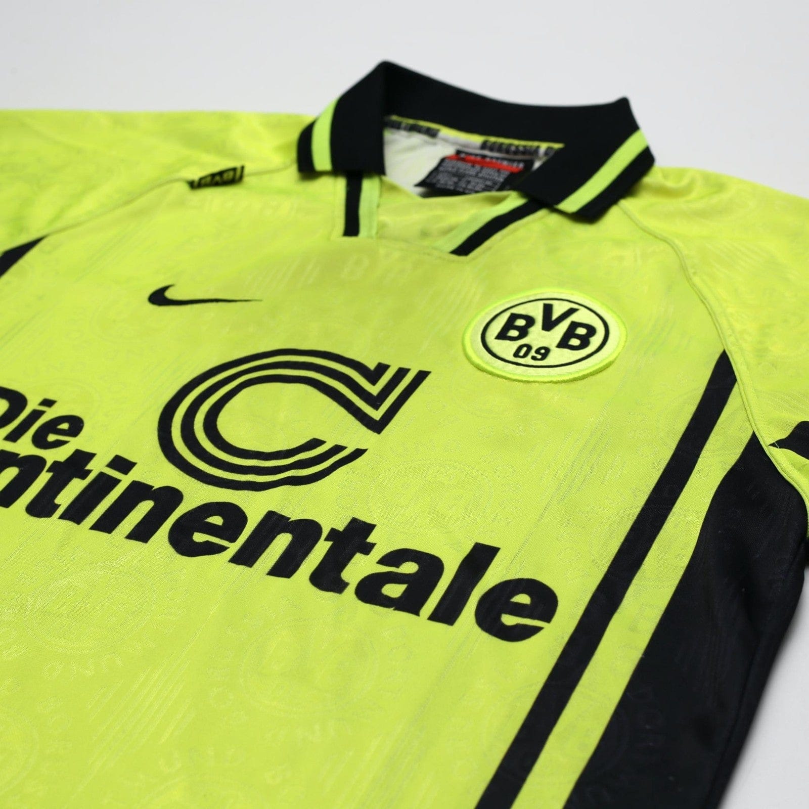 1996/97 Sammer #6 Borussia Dortmund Vintage Nike Home Football Shirt (L)