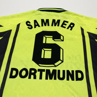 1996/97 Sammer #6 Borussia Dortmund Vintage Nike Home Football Shirt (L)