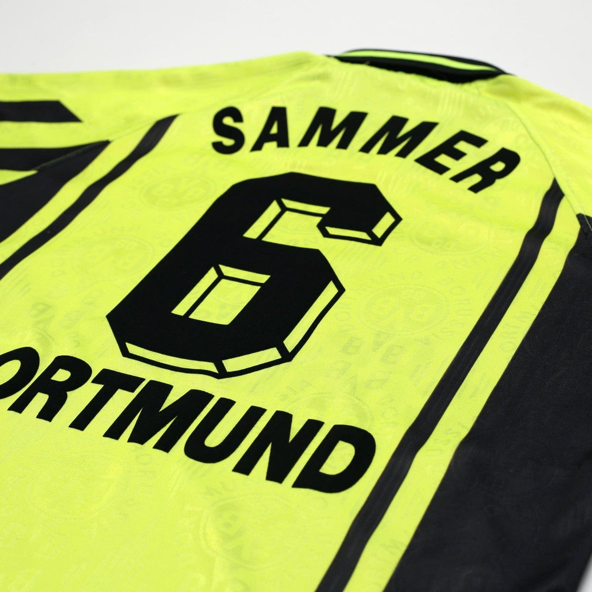 1996/97 Sammer #6 Borussia Dortmund Vintage Nike Home Football Shirt (L)