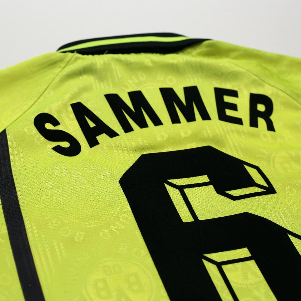 1996/97 Sammer #6 Borussia Dortmund Vintage Nike Home Football Shirt (L)