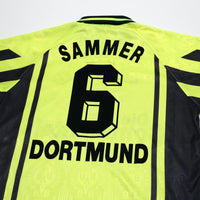 1996/97 Sammer #6 Borussia Dortmund Vintage Nike Home Football Shirt (L)
