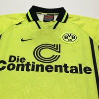 1996/97 Sammer #6 Borussia Dortmund Vintage Nike Home Football Shirt (L)