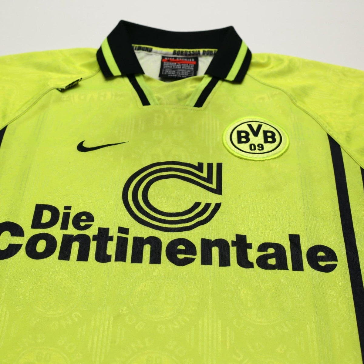 1996/97 Sammer #6 Borussia Dortmund Vintage Nike Home Football Shirt (L)