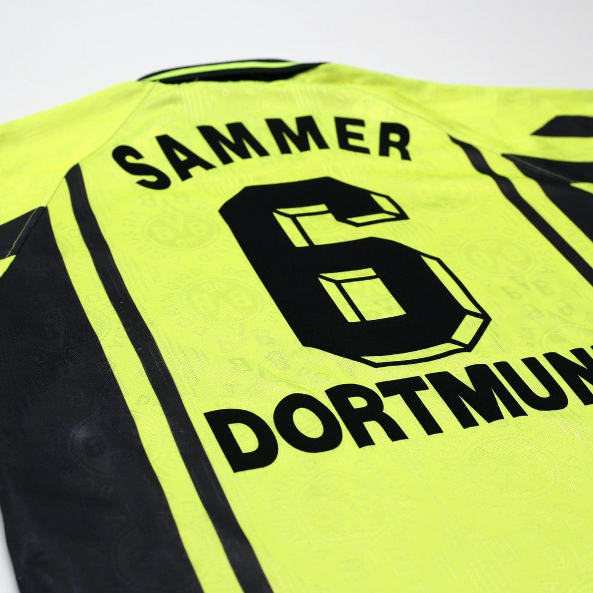 1996/97 Sammer #6 Borussia Dortmund Vintage Nike Home Football Shirt (L)