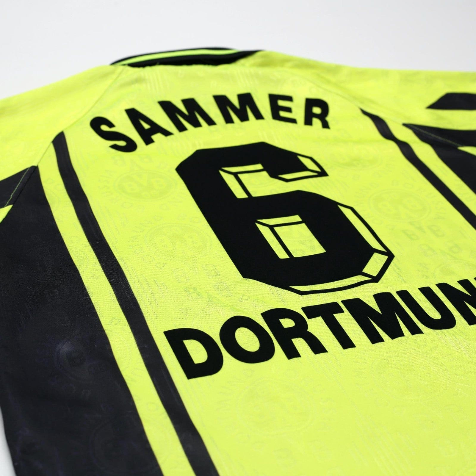 1996/97 Sammer #6 Borussia Dortmund Vintage Nike Home Football Shirt (L)