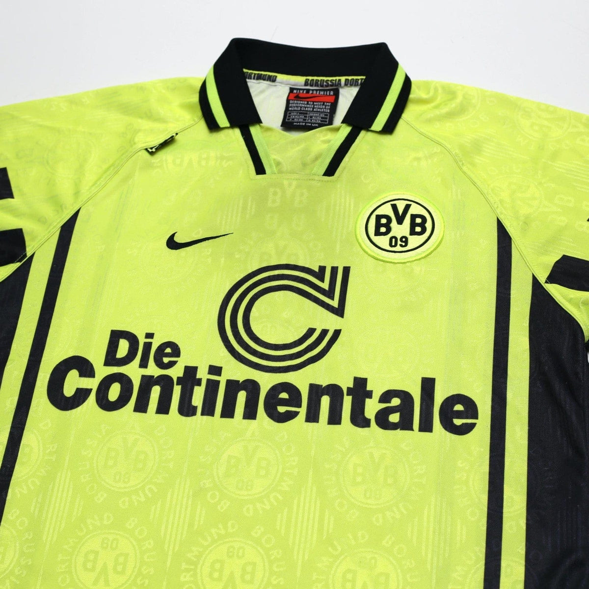 1996/97 Sammer #6 Borussia Dortmund Vintage Nike Home Football Shirt (L)