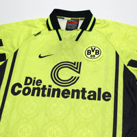 1996/97 Sammer #6 Borussia Dortmund Vintage Nike Home Football Shirt (L)