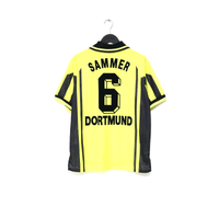 1996/97 SAMMER #6 Borussia Dortmund Vintage Nike Home Football Shirt (M)