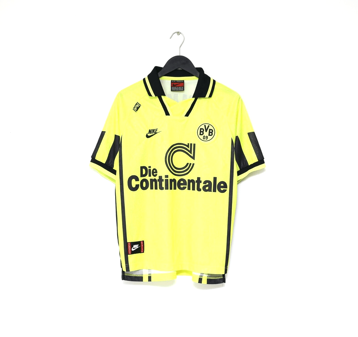 1996/97 SAMMER #6 Borussia Dortmund Vintage Nike Home Football Shirt (M)