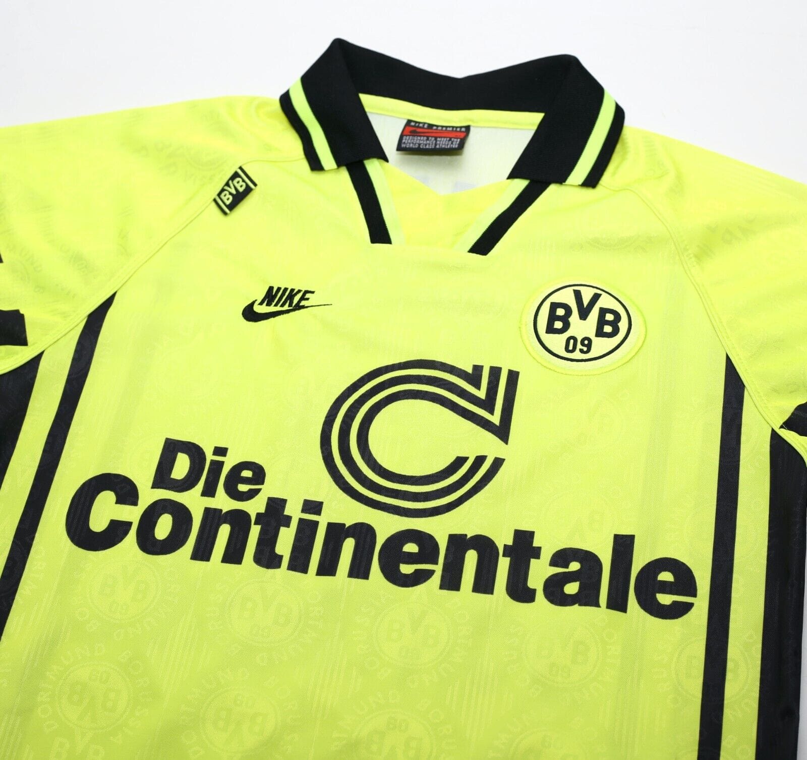 1996/97 SAMMER #6 Borussia Dortmund Vintage Nike Home Football Shirt (M)